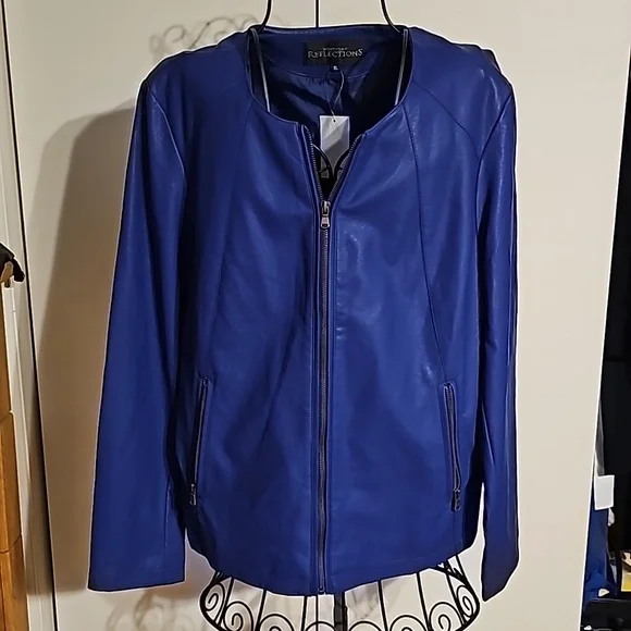 Faux leather jacket - Picture 1 of 4